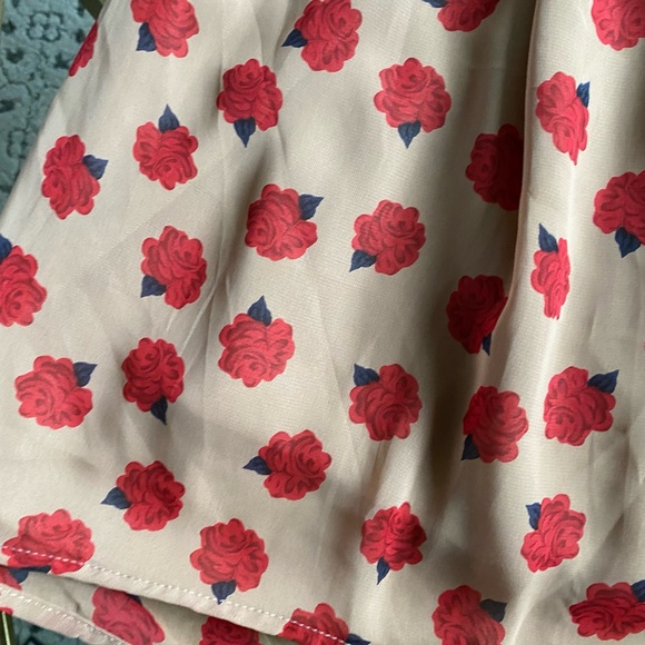 Spring Floral Dress with Ruffles and a Wrap Waist - Picture 6 of 6